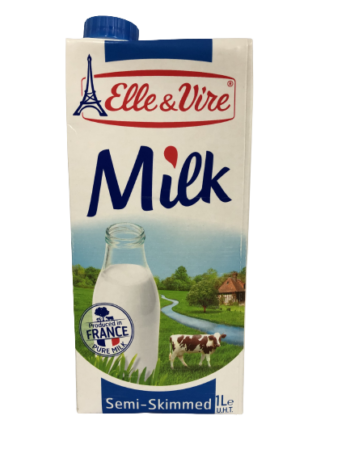 Elle&Vire -  Lait demi-écrémé 1L
