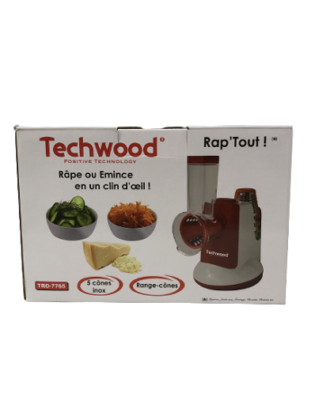 Râpe Techwood 8 cônes inox