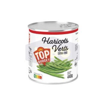 Top Budget - Haricots verts extra fins 400gr