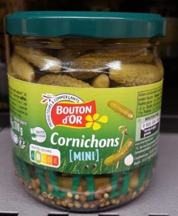 Bouton d'or - Cornichons mini 380g