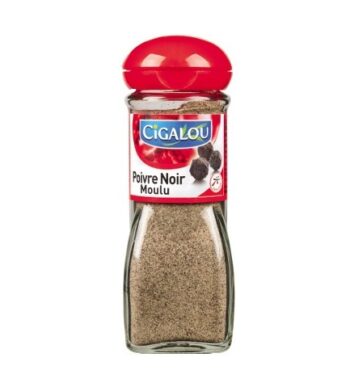 Cigalou - Poivre noir moulu 48g