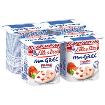 E&V - Mon grec fraise 4x125g