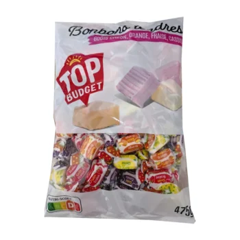 Top budget - Bonbons tendres gout fruits 475g